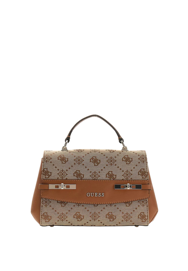 Guess Torba Na Ramię Melinda Logo Tri Com Latte Logo JP990220
