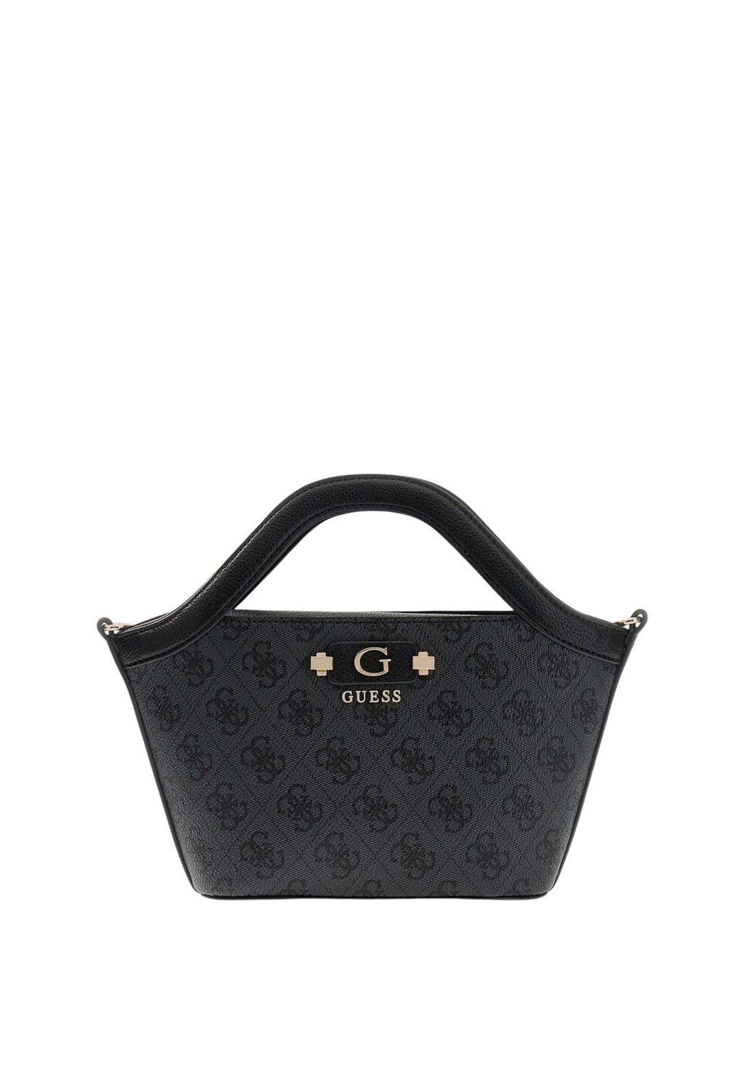 Guess Mala Tote Lindsey Mini Logótipo Carvão