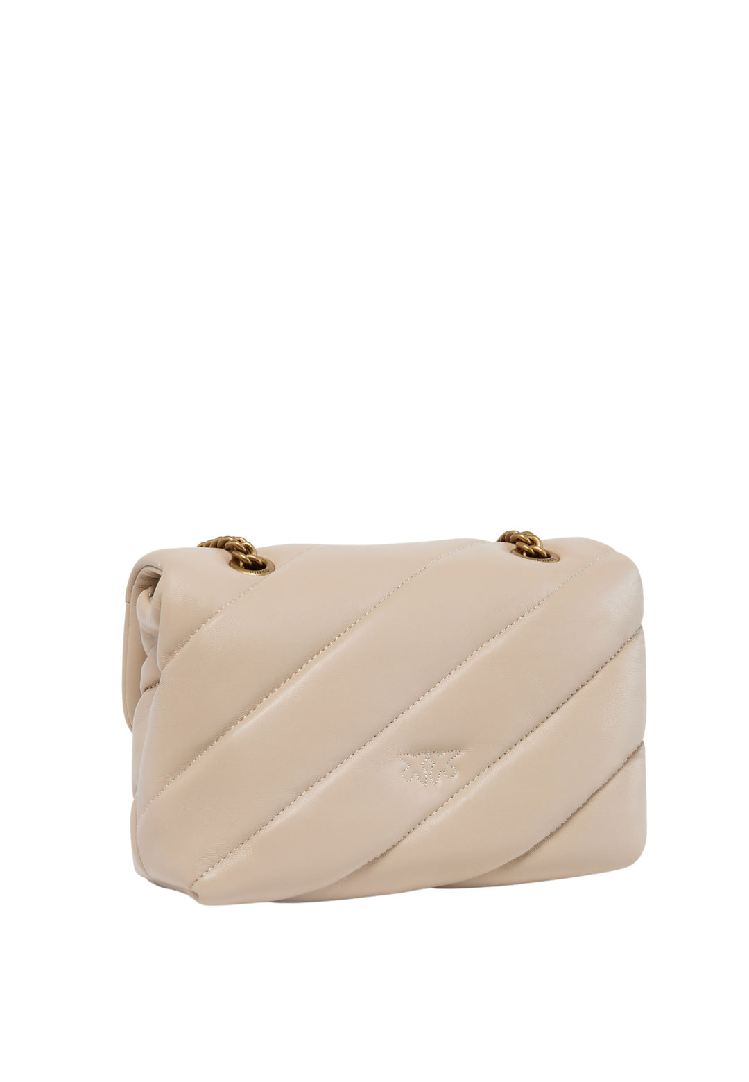 Pinko Mala Love Puff Mini Cl Sheep Nappa Bege A0F2C50Q