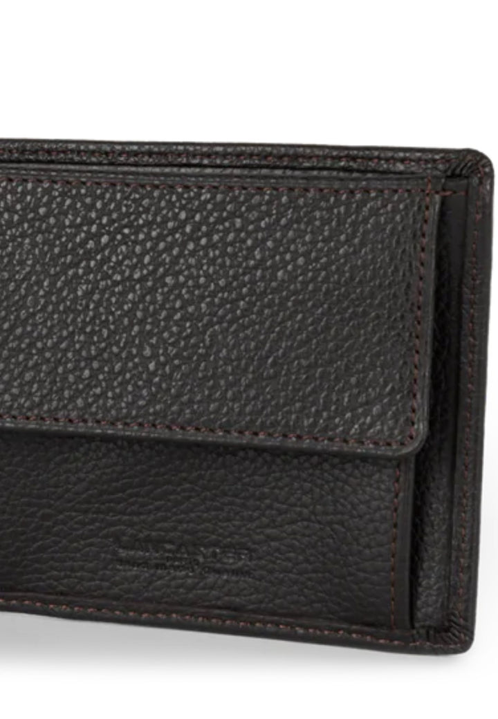 Lancaster Porte-cartes Pliée L Milano Gentlemen Cuir Marron