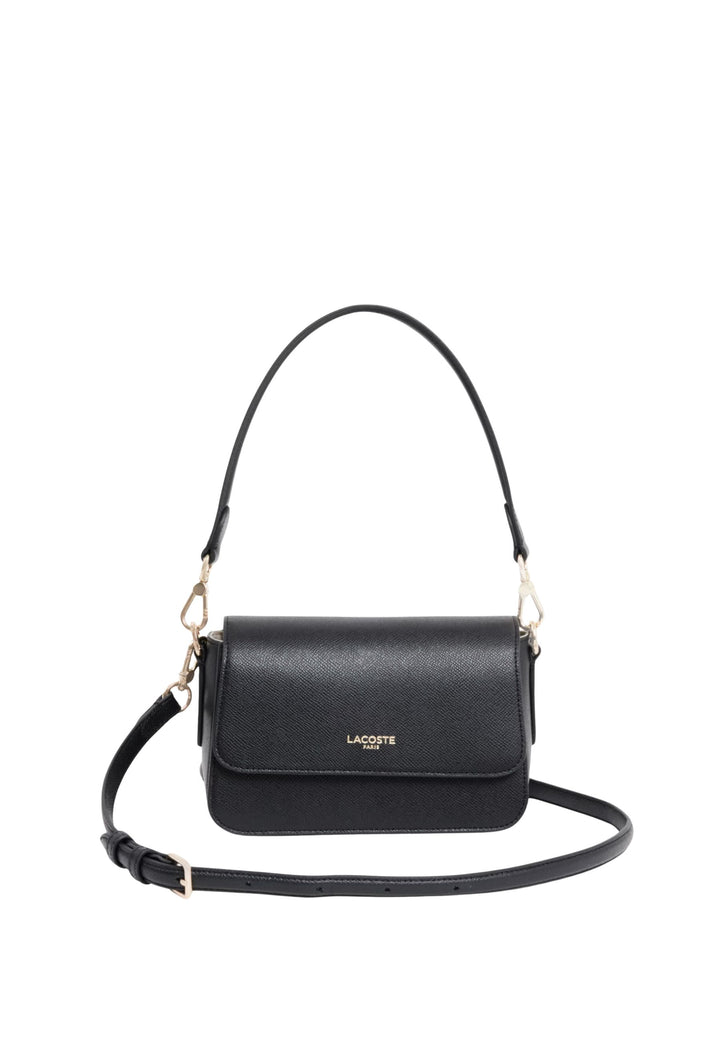 Lacoste Sac à bandoulière Champs-Élysées Cuir Noir