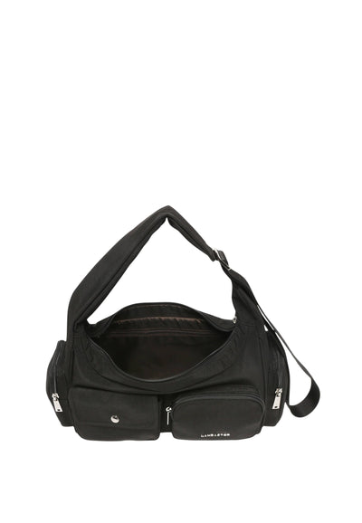 Lancaster Schoudertas met rits Basic Pocket 510-92 Zwart
