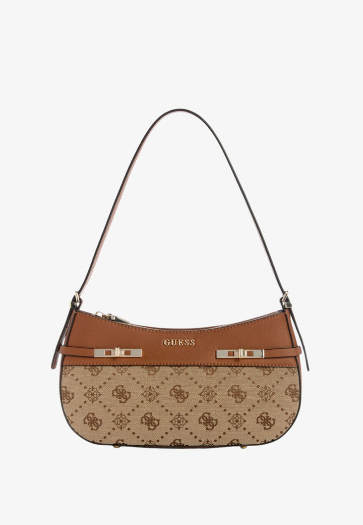 Guess Mala a Tiracolo Melinda Logo Tri Com Latte Logo JP990217