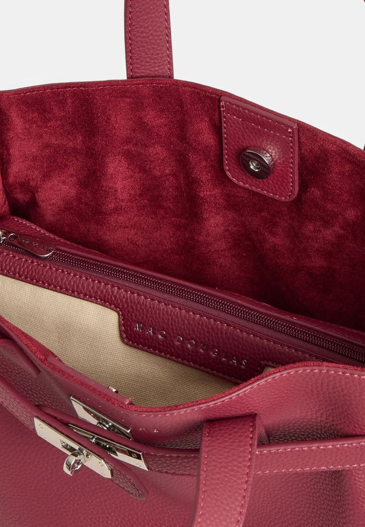 Bolso Tote M Land Mac Douglas Rojo