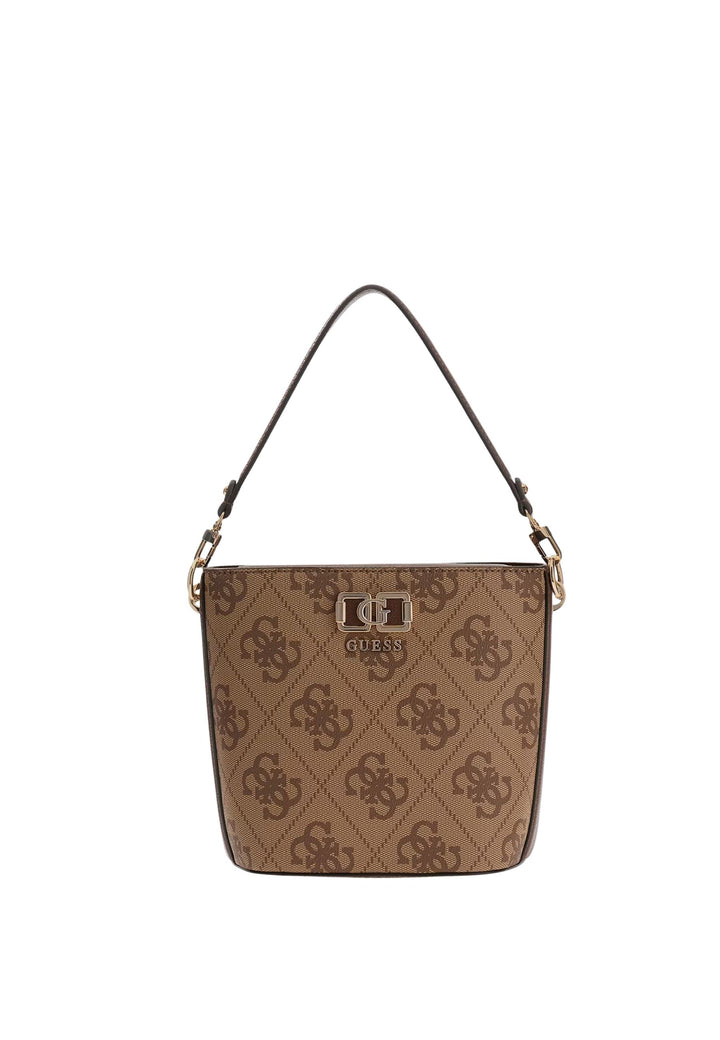 Guess Borse a mano Karnilla Logo Bucket Latte Logo/Brown OS990101