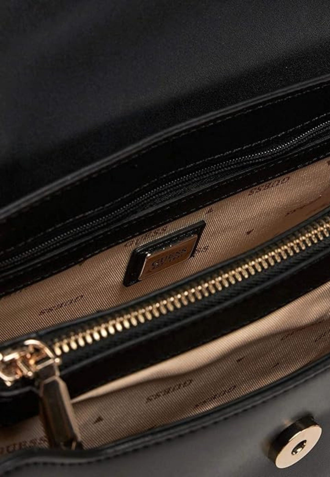 Guess Eco Mietta Sml Socie Black Shoulder Bag EVG964120