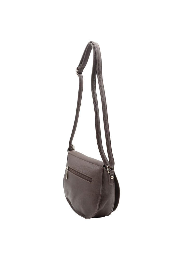 Bolsa a tiracolo com aba F7533 Flora & Co Chocolate