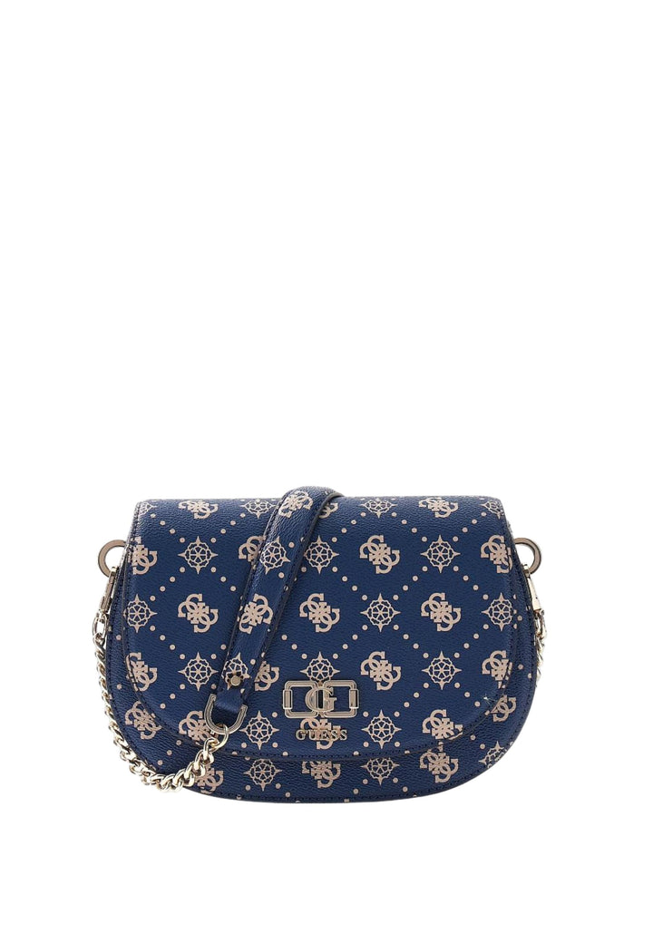 Guess Torba Na Ramię Emelie Logo 2 Comp S Navy Logo GP992820