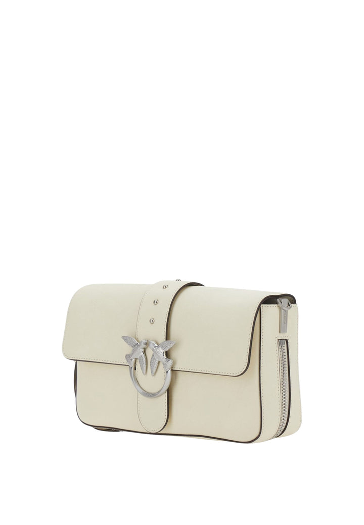 Pinko Kabelky Love One Slouchy Zip Classic V Bílá A2JGZ14E