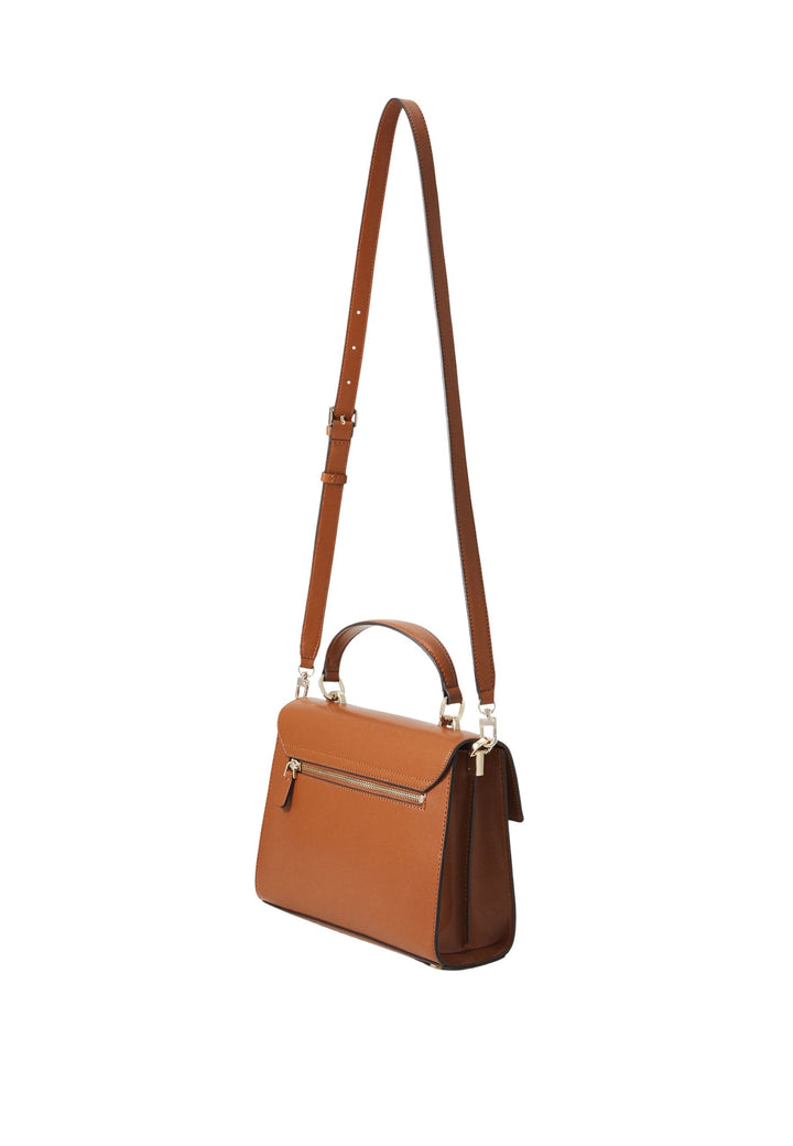 Torba na ramię Guess Eco Mietta Sml Socie Cognac EVG964120