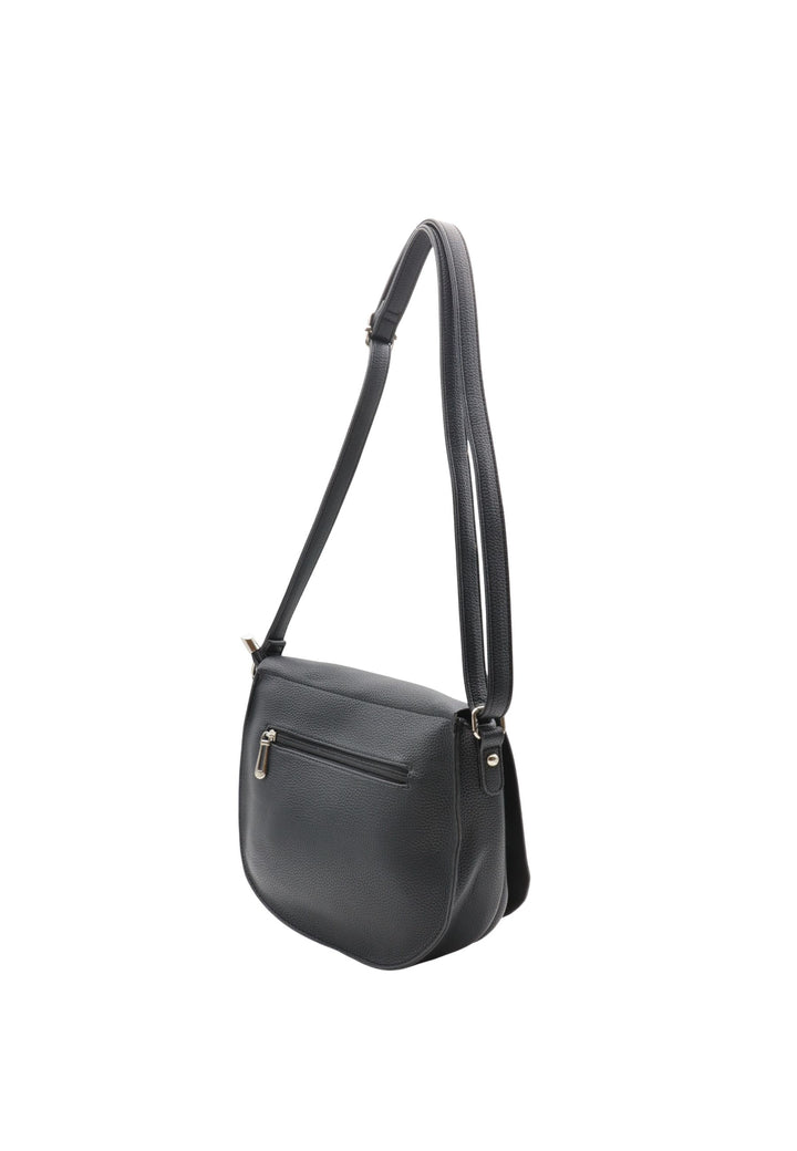 Borsa a tracolla con patta F7535 Flora & Co Nero