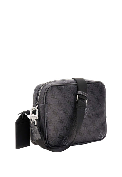 Sac bandoulière Milano à double fermeture Black\White MICTP5428