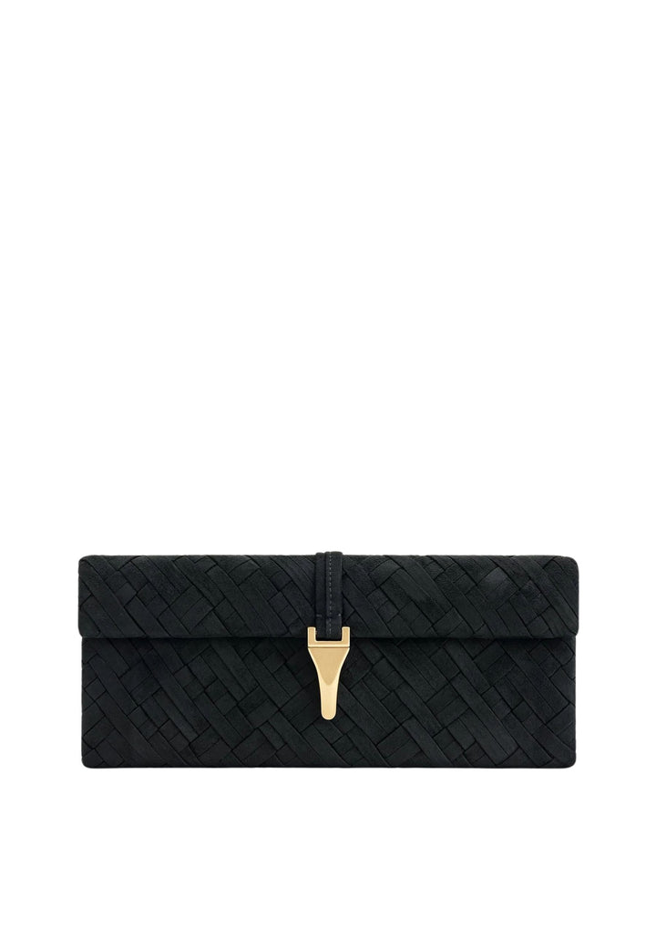 JW PEI Pochette Zaria Tressé Black