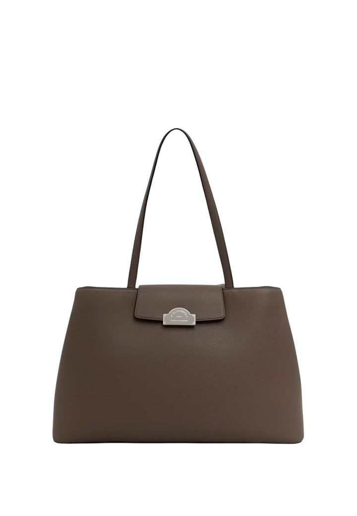 Karl Lagerfeld Cabas Métal Taupe