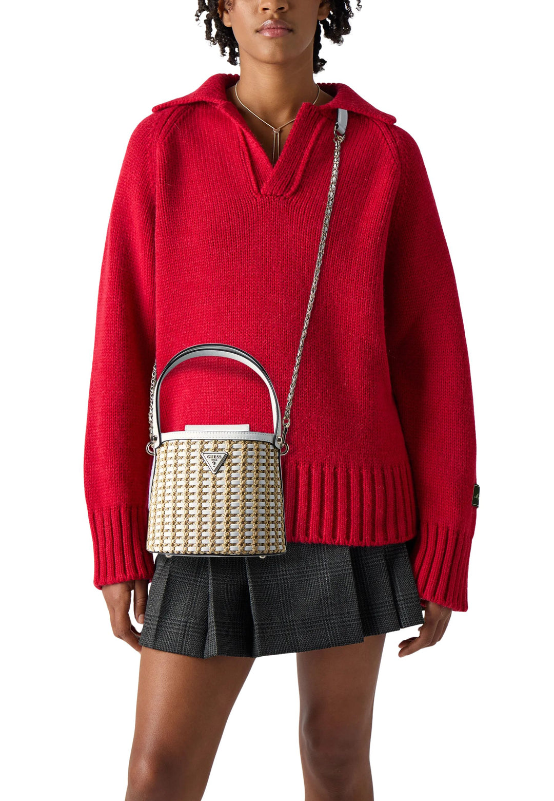 Guess Atalia Crossbody Natural/White