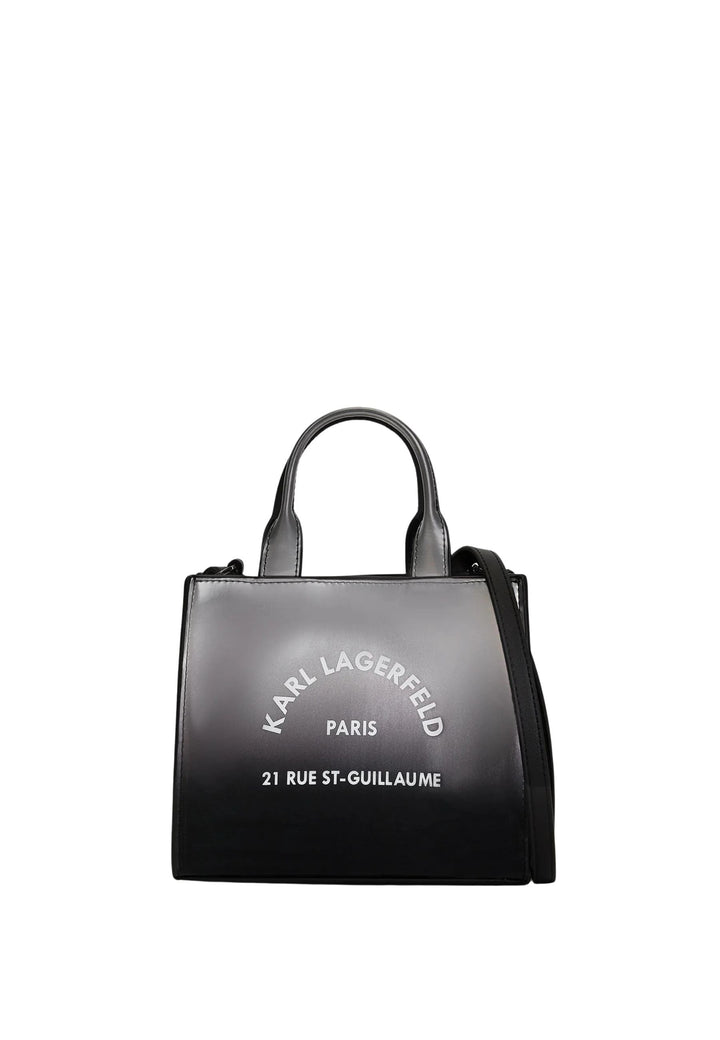 Karl Lagerfeld Cabas Carré Mini Dégradé Noir