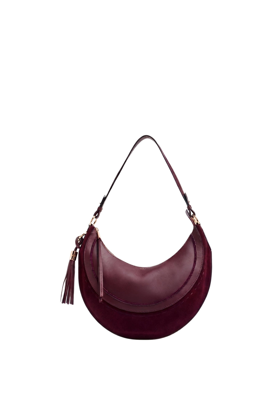 Lancel Sac Hobo M Hobohème Cassis