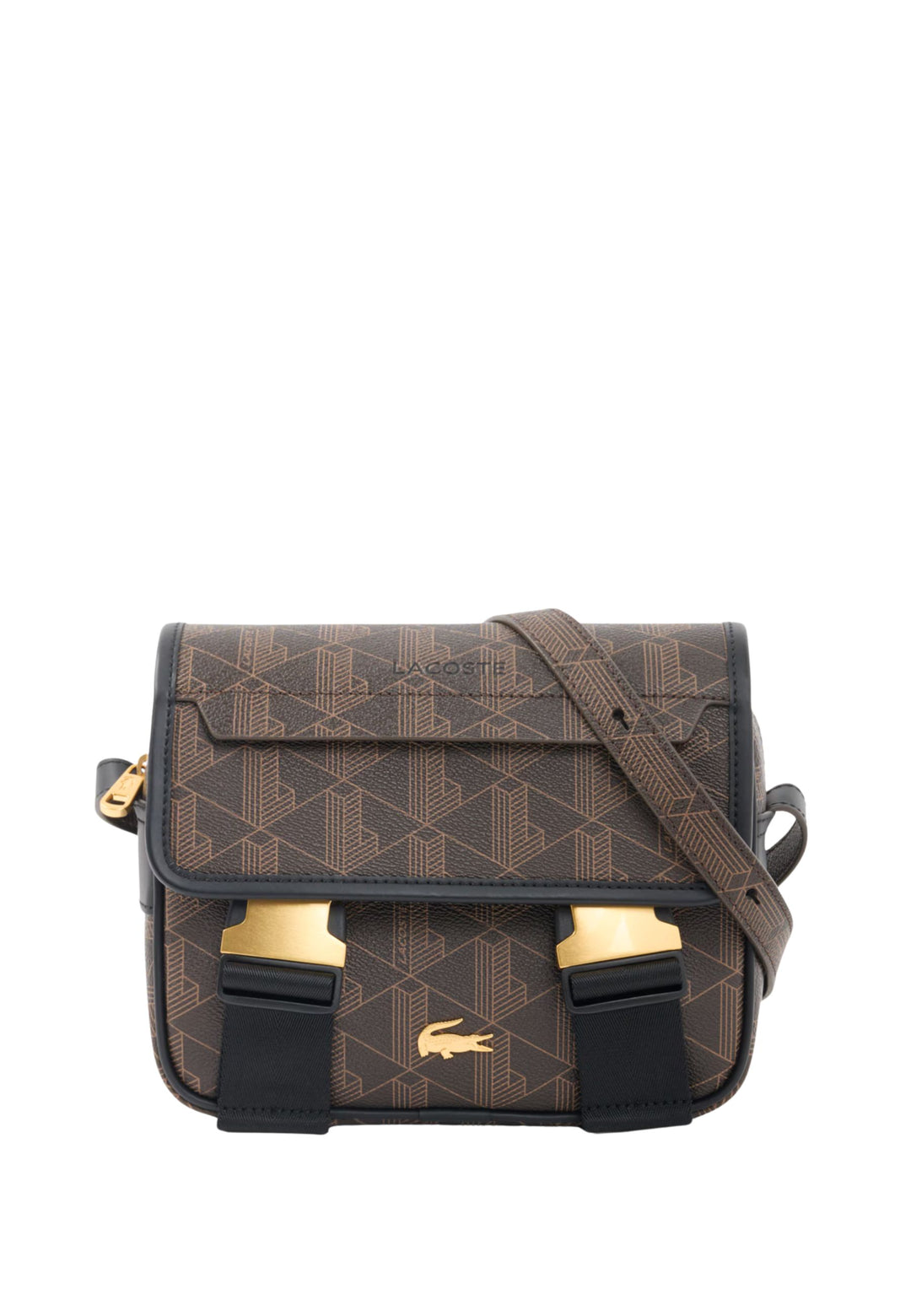 Lacoste Sacoche The Blend Monogramme Noir Shiitake