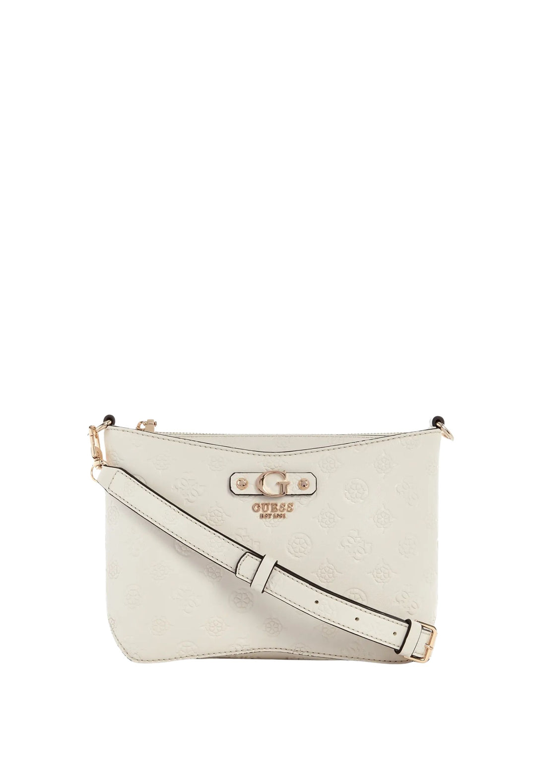 Guess Bolso bandolera Gerty Sat Off White