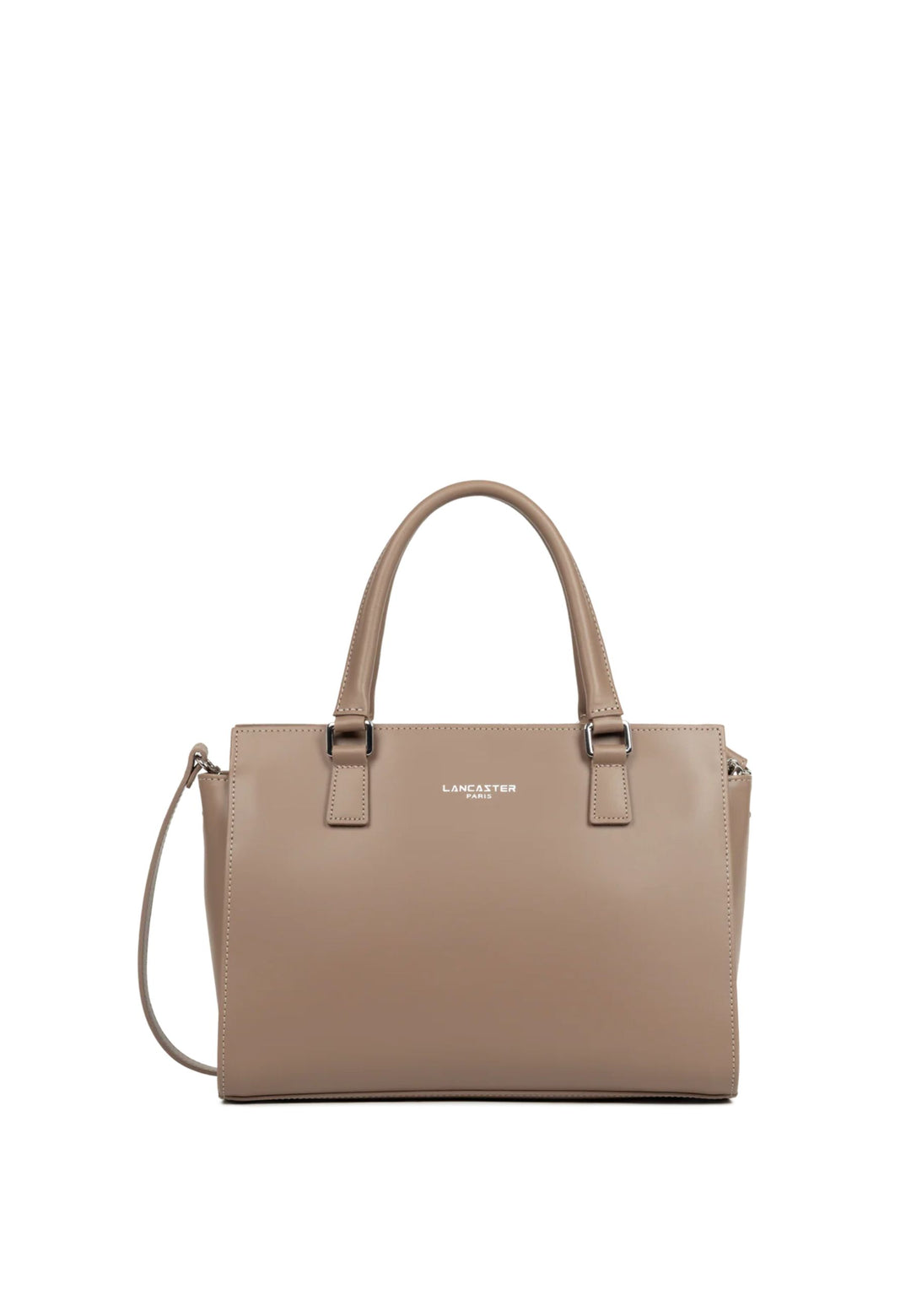 Lancaster Sac à main Zippée M Smooth 437-03 Praline