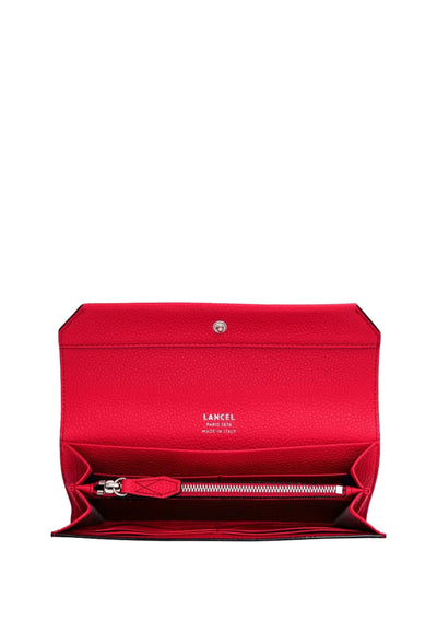 Compagnon / Portefeuille à Rabat Lancel Ninon A09986JQTU Rouge