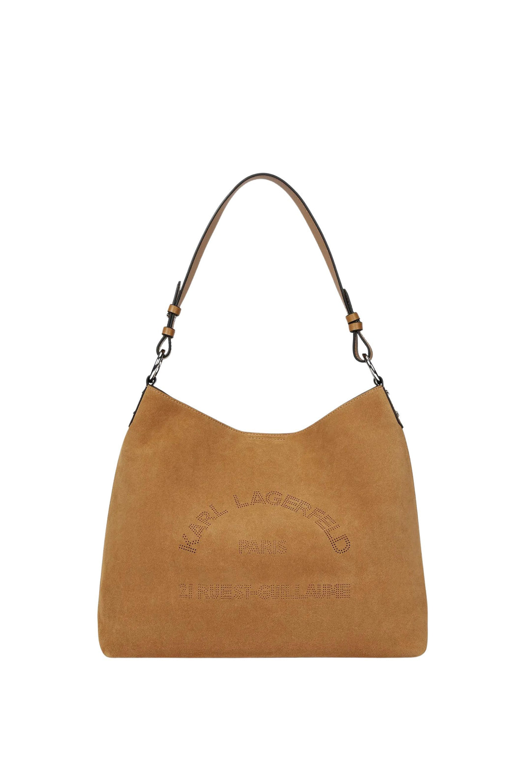 Karl Lagerfeld Sac Hobo Daim Caramel