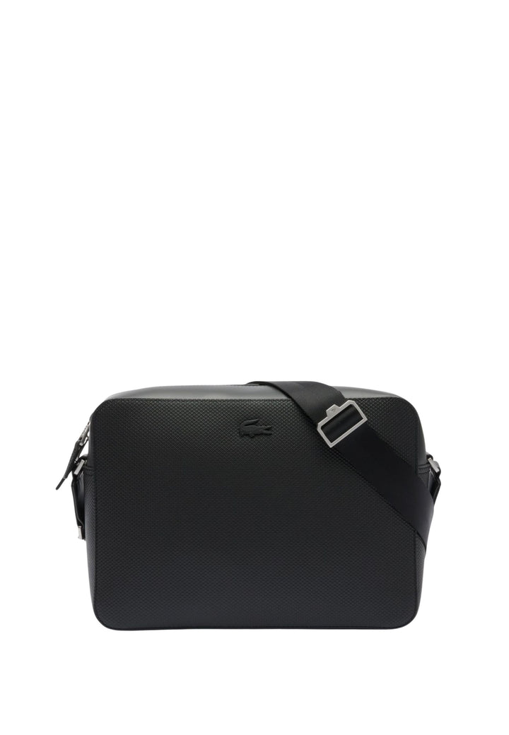 Sac à bandoulière Lacoste Chantaco en cuir NH5060CE Noir