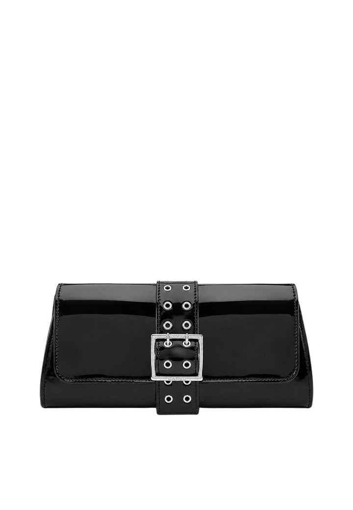 Carel Paris Handbags London - Black Leather Rock