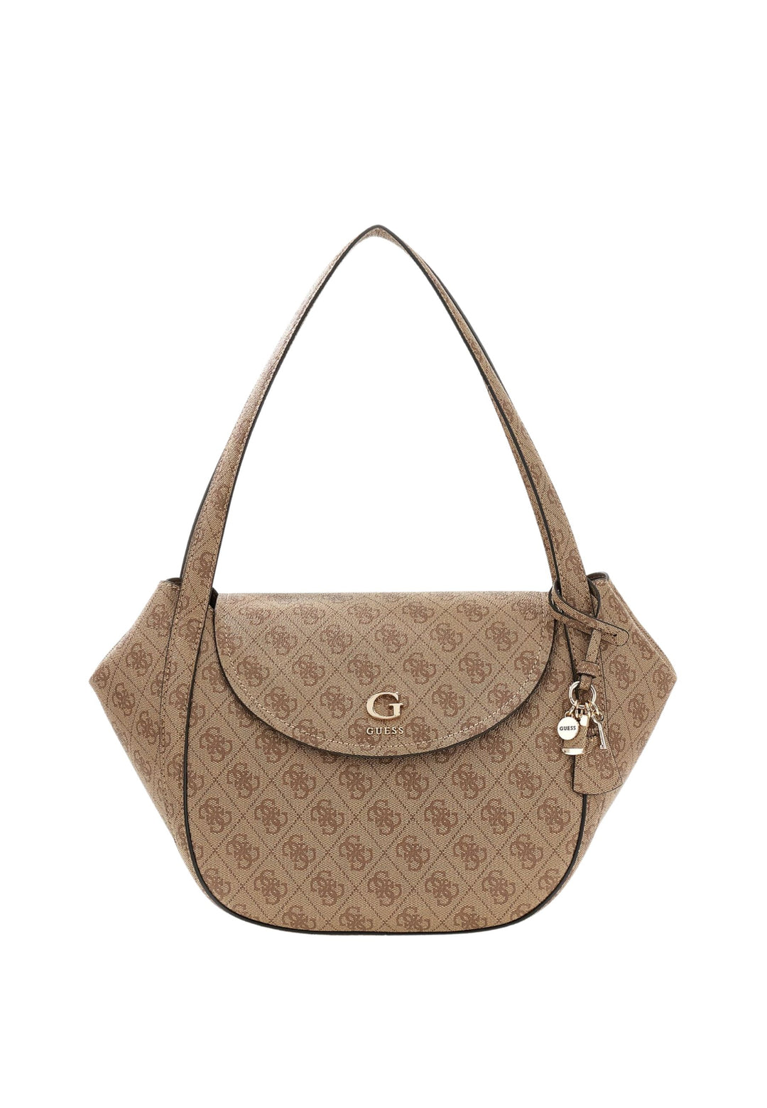 Guess Sac à Rabat Coleen Monogramme Latte Logo