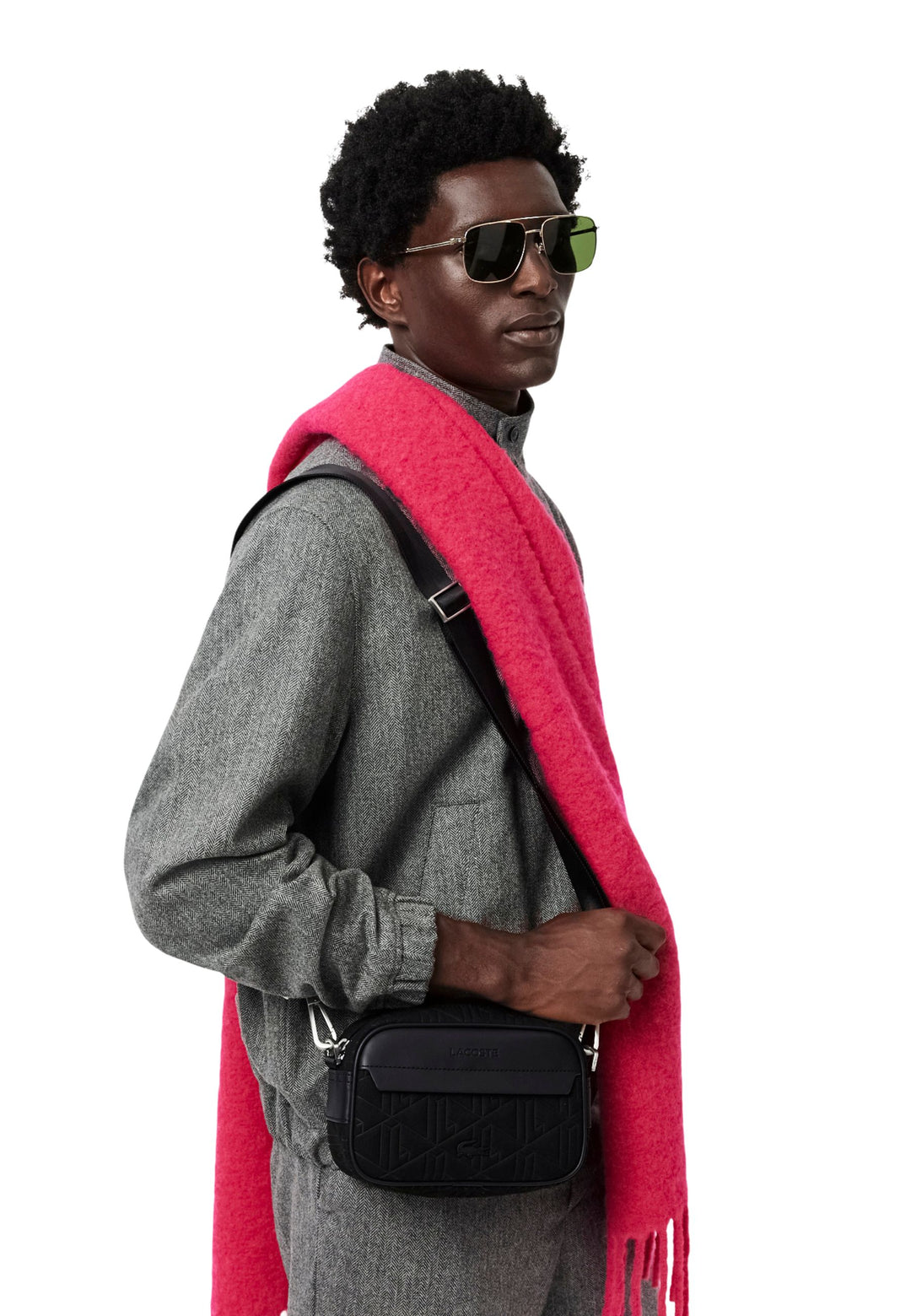 Lacoste Sacoche reporter The Blend Homme NH5175BG Juoda