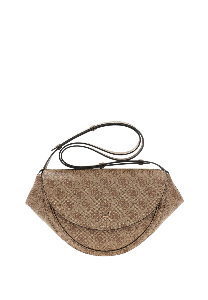 Guess Sac à Rabat Coleen Monogramme Latte Logo II