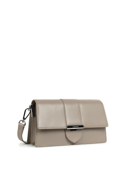 Lancaster Sac trotteur A rabat avec fermoir Paris Ily 531-017 Galet Fonce
