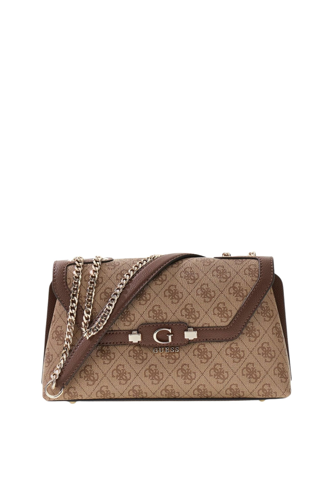 Guess Borsa con patta Lindsey Logo Latte