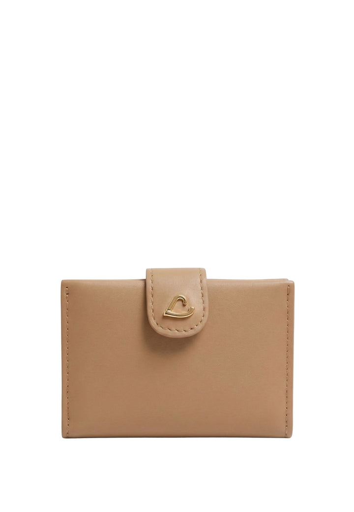 Lancaster Porte-cartes Avec Pression Paris Philos 131-070 Praline