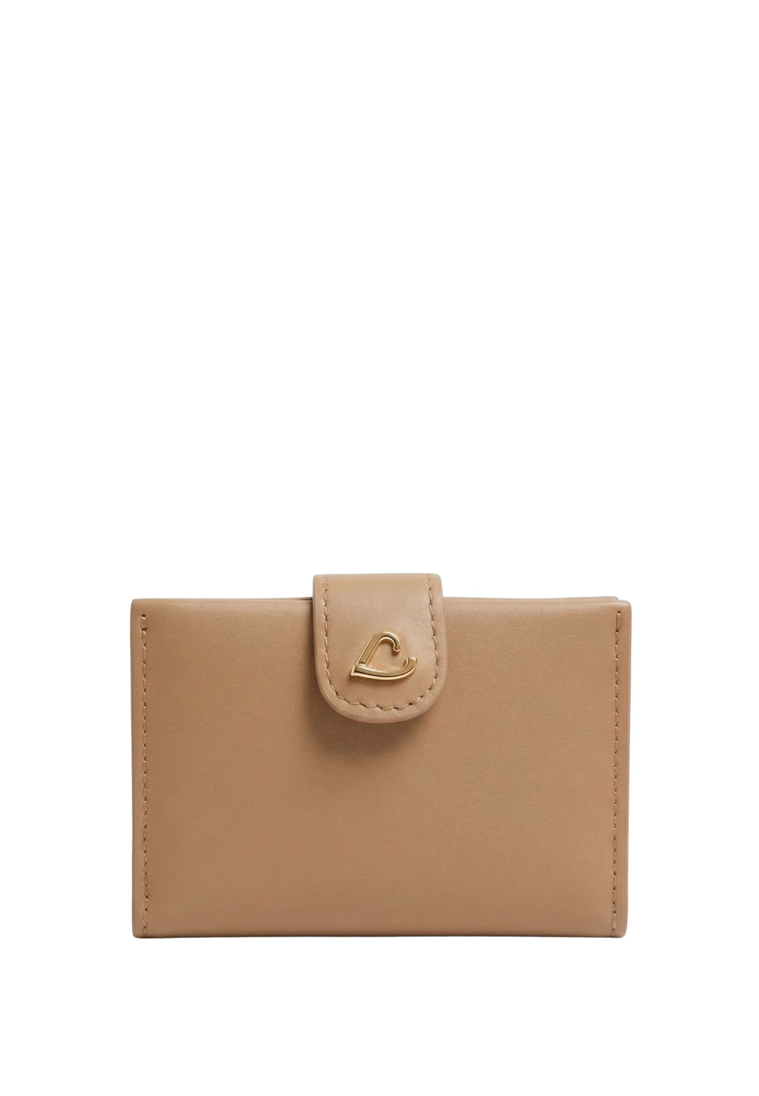 Lancaster Porte-cartes Avec Pression Paris Philos 131-070 Praline