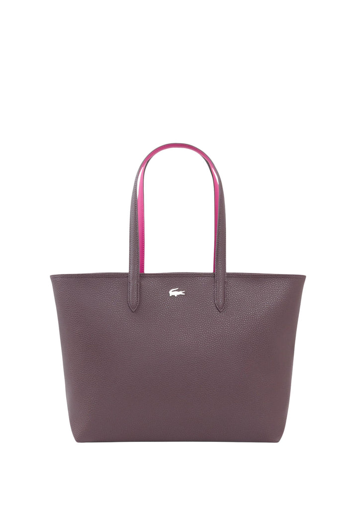 Lacoste Sac cabas zippé Anna Oxalis Rubine