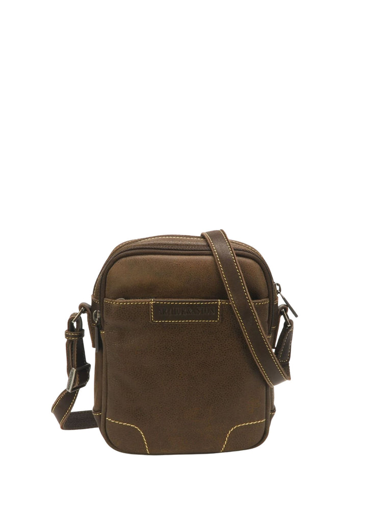 Arthur & Aston Sacoche Homme Chataigne