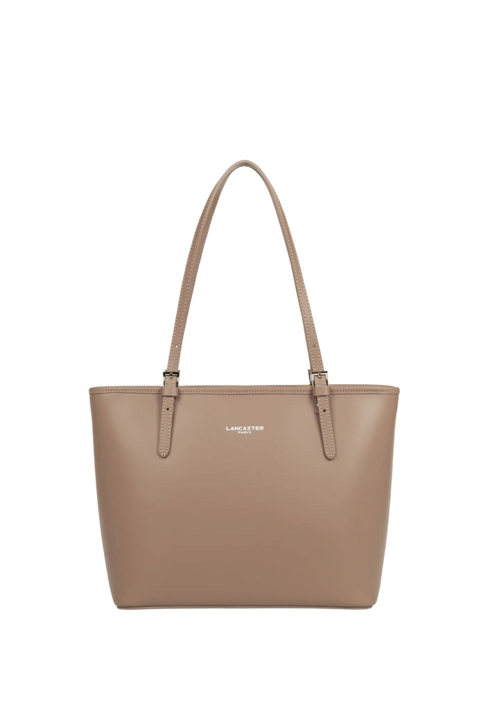 Lancaster Sac cabas épaule Zippée M Smooth 437-07 Praline