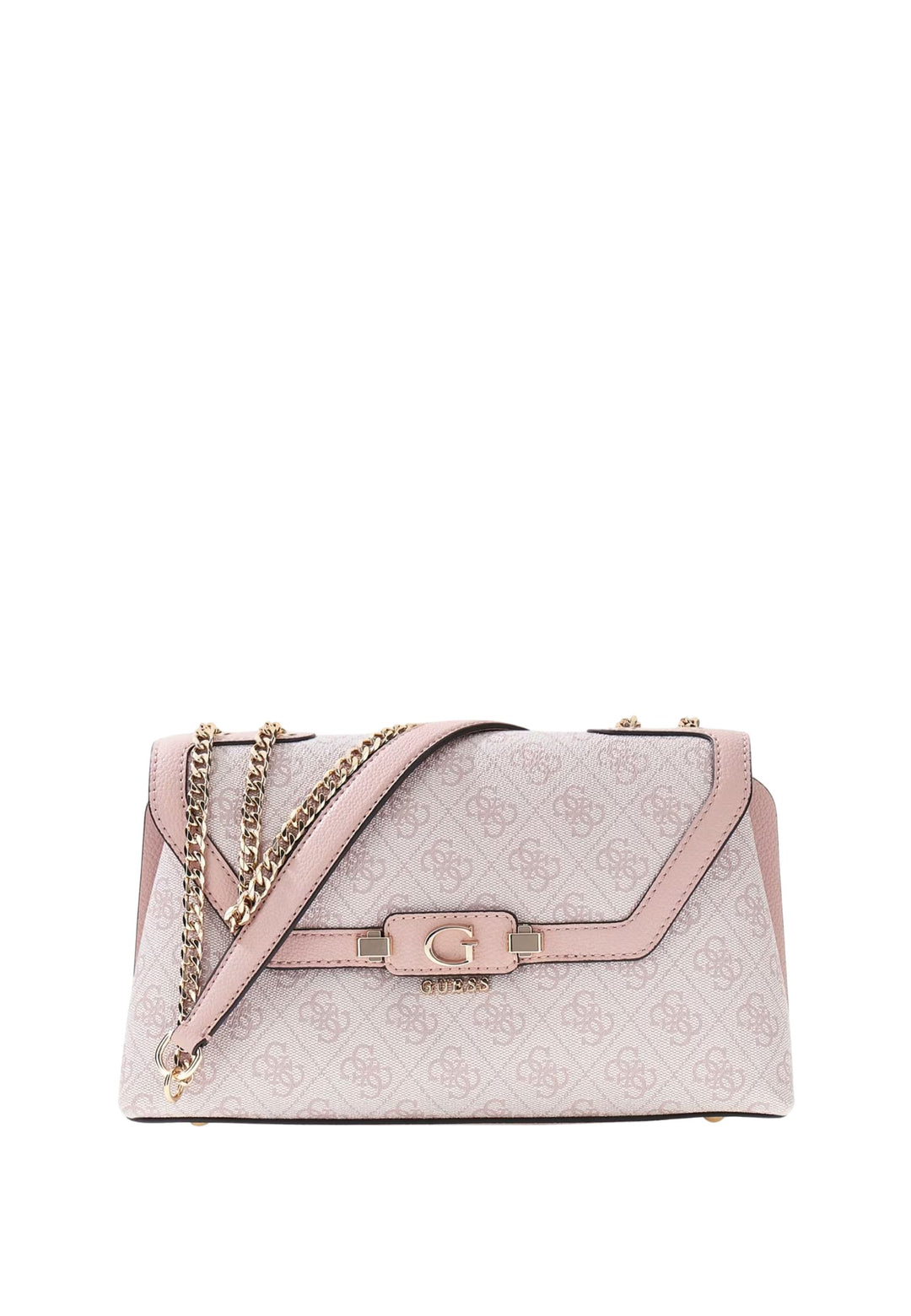 Guess Taška s klopnou Lindsey Orchid Logo