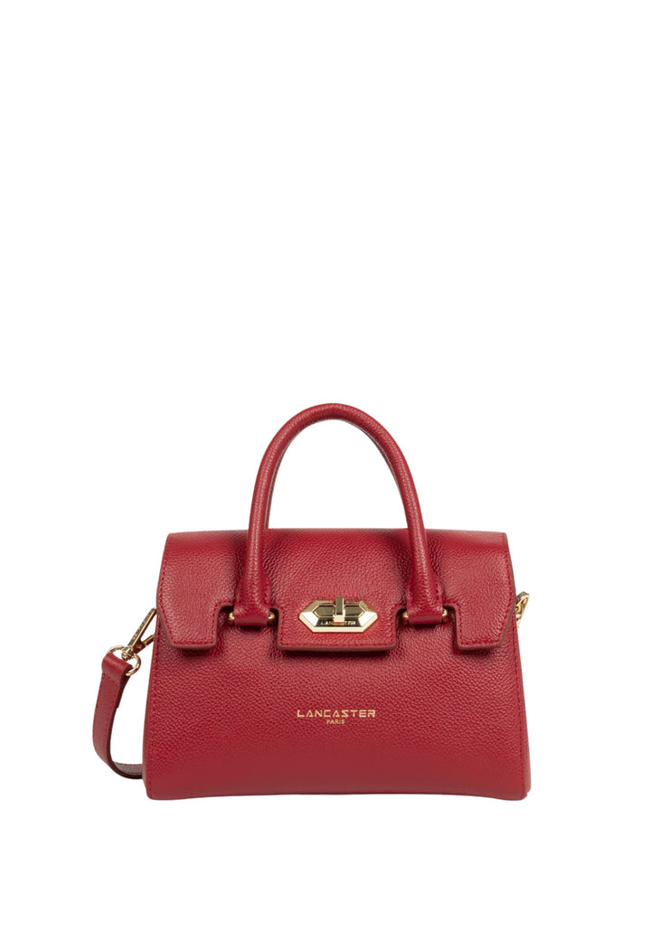 Lancaster Sac à main A rabat avec fermoir Mini Milano Cosmos 547-79 Rouge
