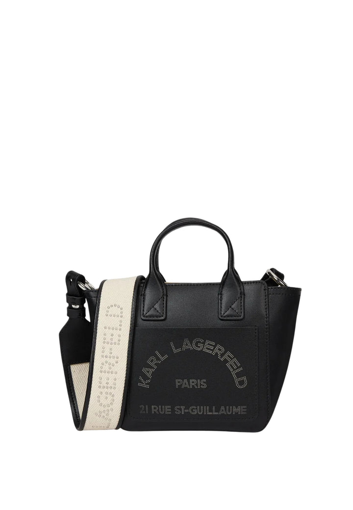 Karl Lagerfeld Cabas Mini Cuir Noir