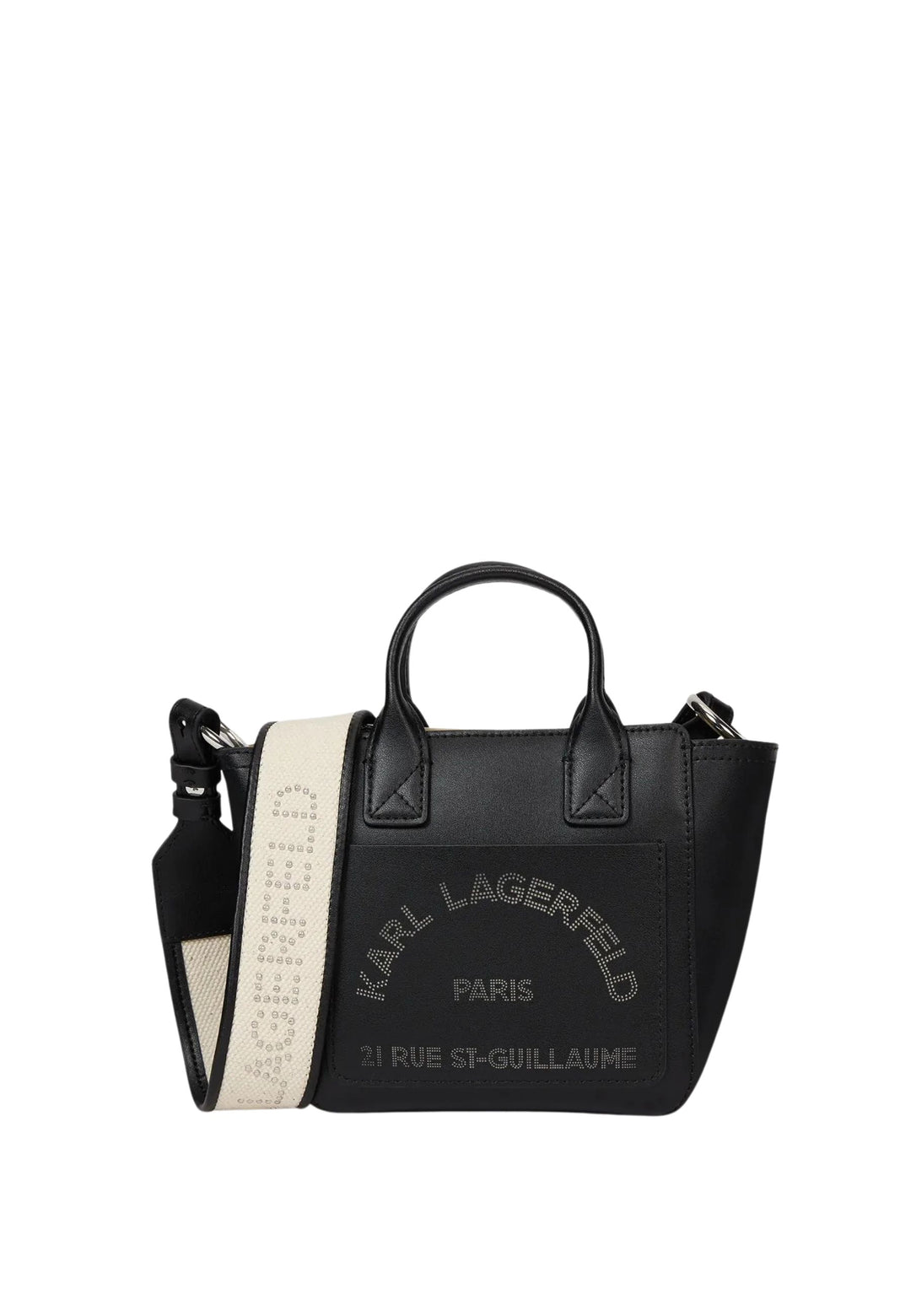 Karl Lagerfeld Cabas Mini Cuir Noir