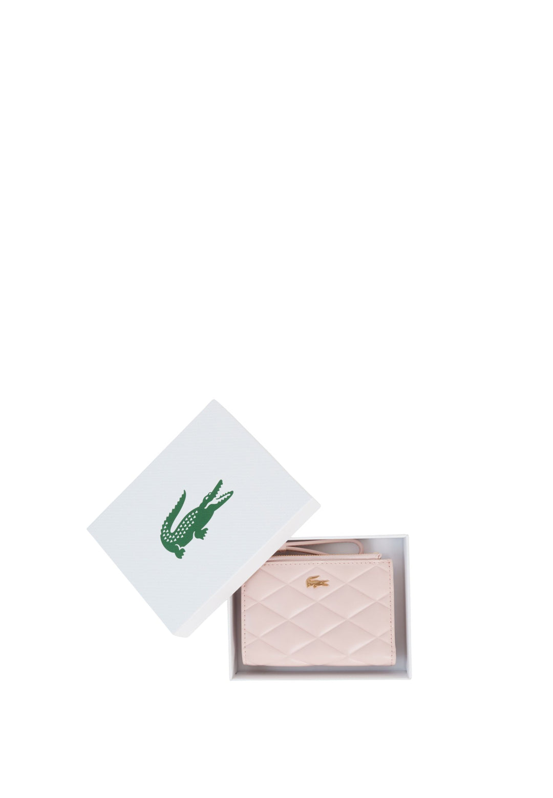 Lacoste Porte-monnaie Crocodelle Cuir NF5121EE Rose Nidus