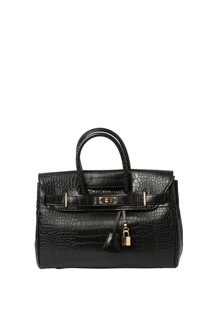 Mac Douglas Handbags XS Pyla Mery Black Croco