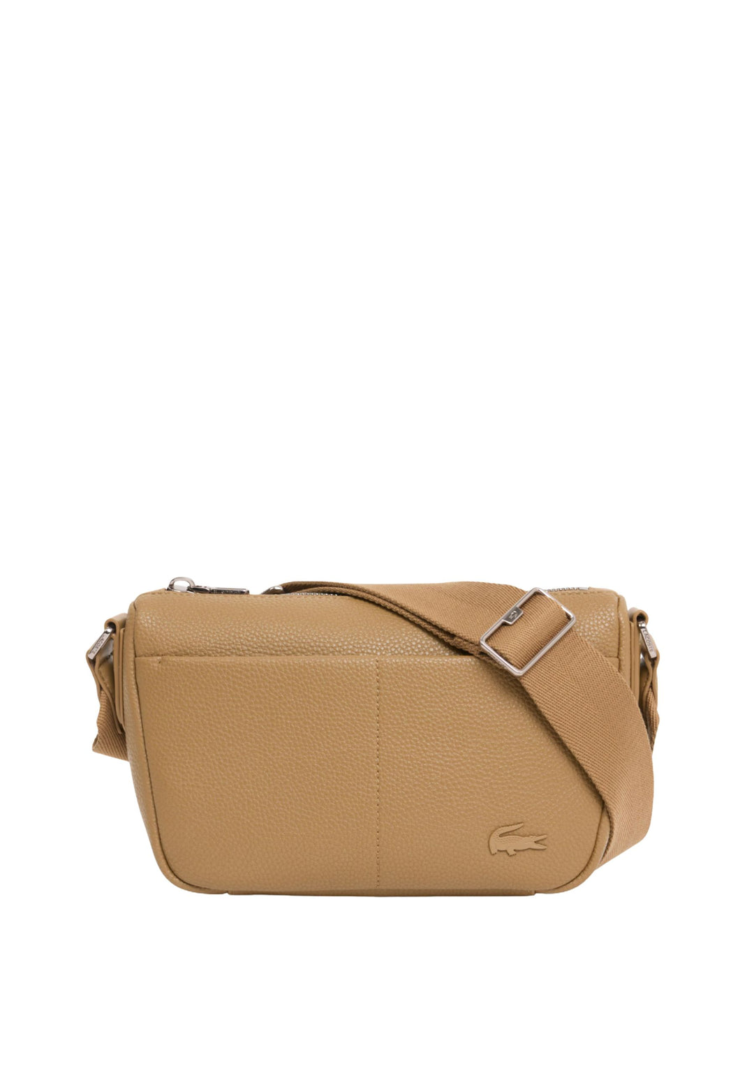 Lacoste Sacoche Magnus Marron Cookie Cuir
