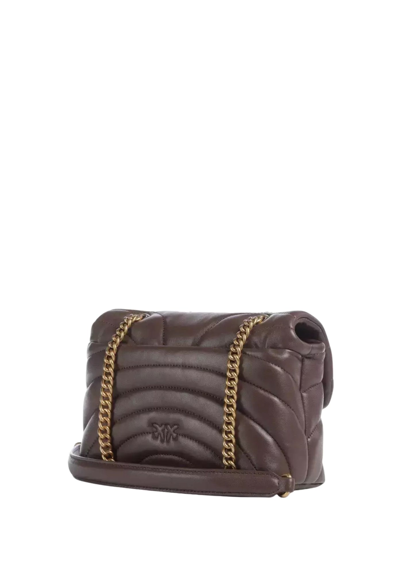 Pinko Sac Rabat Love Puff Mini Cl Sheep Nappa Marron A1EXL74Q