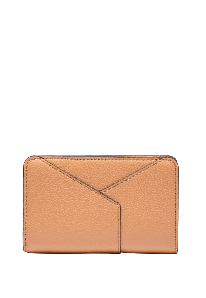 Lancel Enveloppe Portafoglio Pelle Cammello
