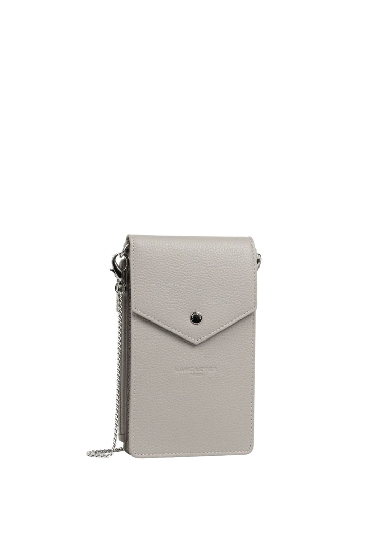 Lancaster Carteira de smartphone com aba e fecho de pressão Foulonné PM 170-37 Cinza