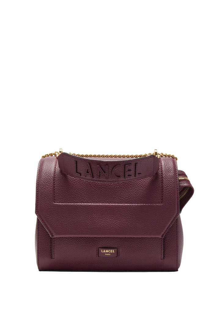 Lancel Überschlagtasche M Ninon Johannisbeere/Gold