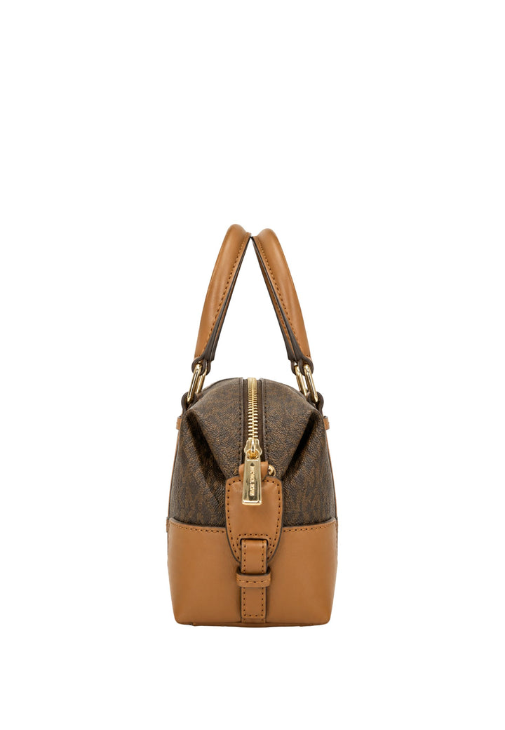Michael Kors Teddi Mini pehmeä olkalaukku, ruskea
